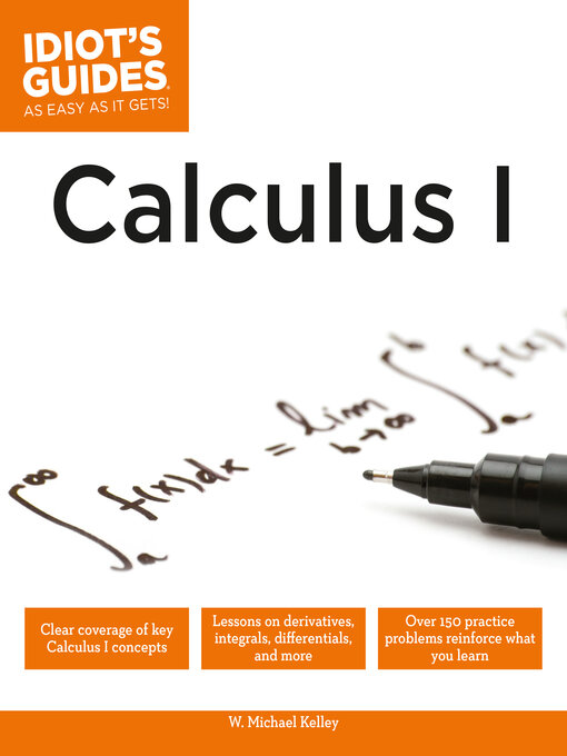 Title details for Idiot's Guides - Calculus I by W. Michael Kelley - Wait list